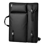 MEIJMJIA YMTECH Mochila Resistente al Agua de Gran Capacidad para Artistas – Bolsa organizadora de Arte con Compartimentos para Dibujo, lienzos y Materiales Escolares