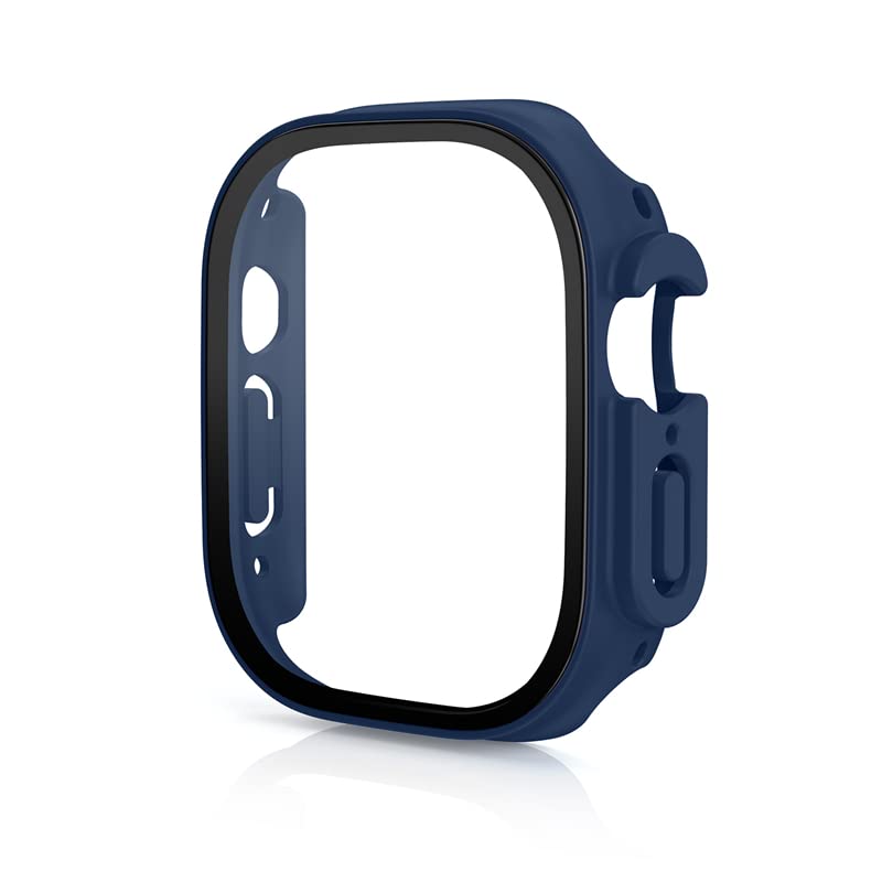 Bumper Apple Watch Ultra 49mm anti-rayure coque rigide bleu nuit