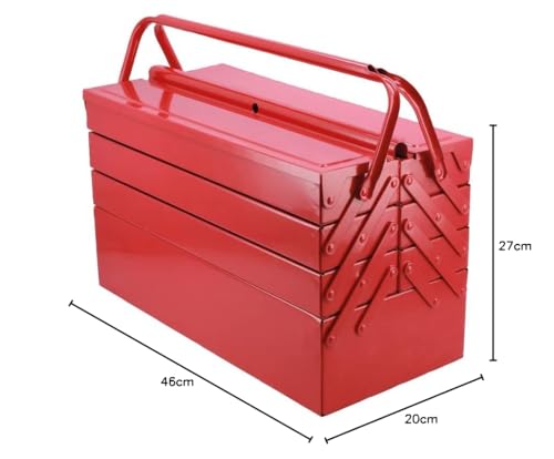 Laser 3486 boîte à outils 17" à 7 compartiments en acier renforcé