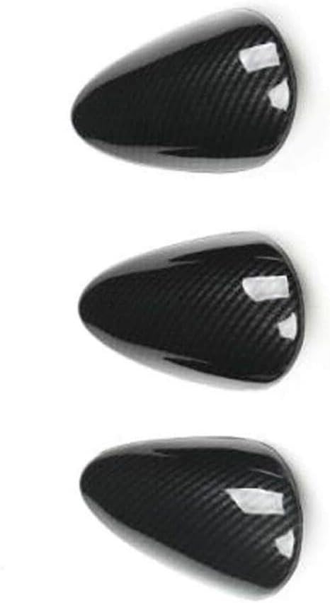 3pcs Carbon Fiber Style ABS Interior Gauge Pad Trim Compatible with 370Z 2009-2020