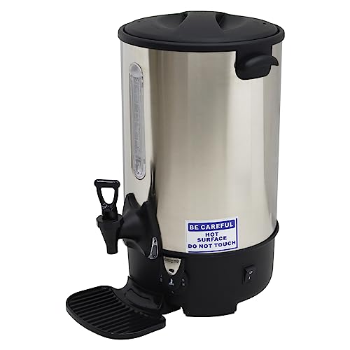 Dispensador eléctrico de agua y leche 12.9L de acero inoxidable