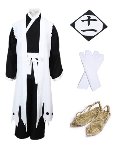 Costume Zaraki Kenpachi cosplay anime Onzième costume blanc taille S Halloween