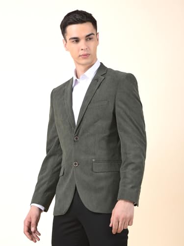 Image of Cantabil Blazer for Men l Premium Casual Blazer Slim Fit Notched Collar Polyester Fabric Solid Pattern