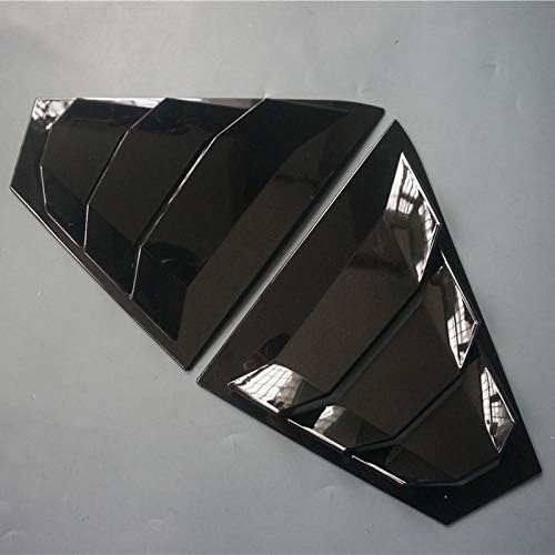 2x Matt Black Side Vent Window Scoop Louver Trim For 2019 Nissan Teana / Altima – ABS, 3M Tape