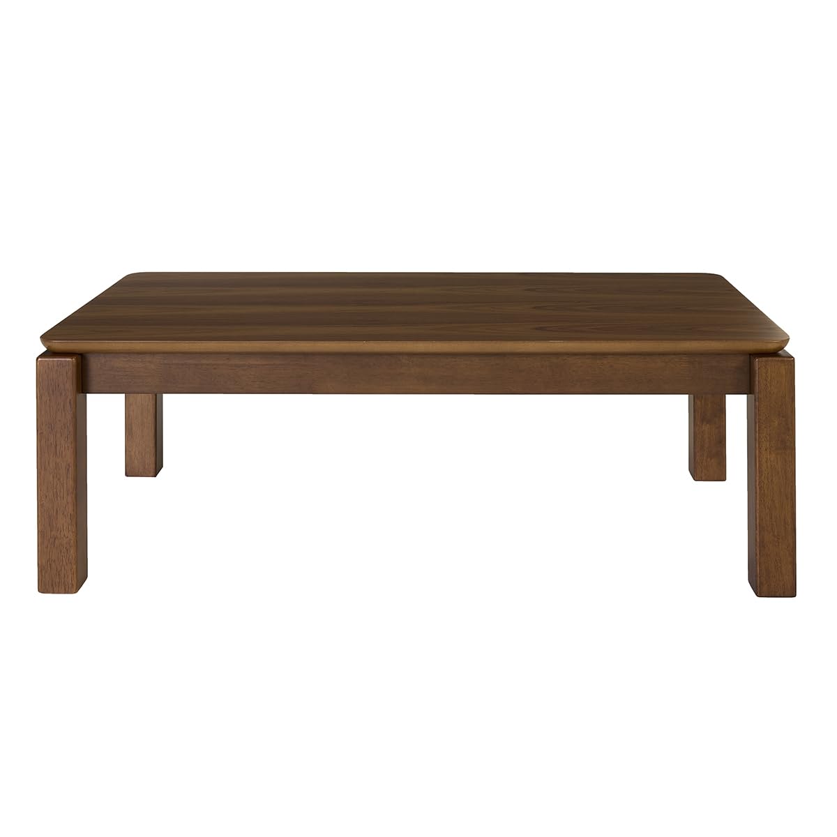 Miliboo Table Basse rectangulaire en Bois foncé Noyer L120 cm Raya