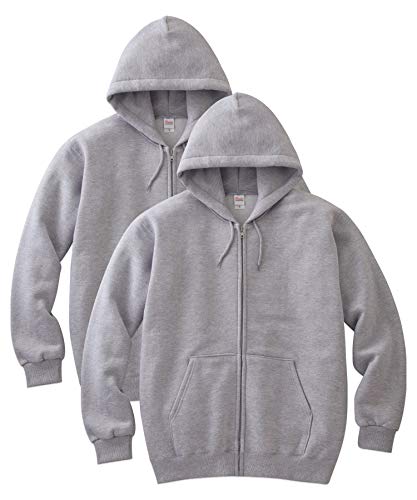 Image of Printstar 00217-MLZ Men's Sweatshirt, 8.4 oz, Fleece Lined, Zip-up, Light Hoodie, Full Zip,