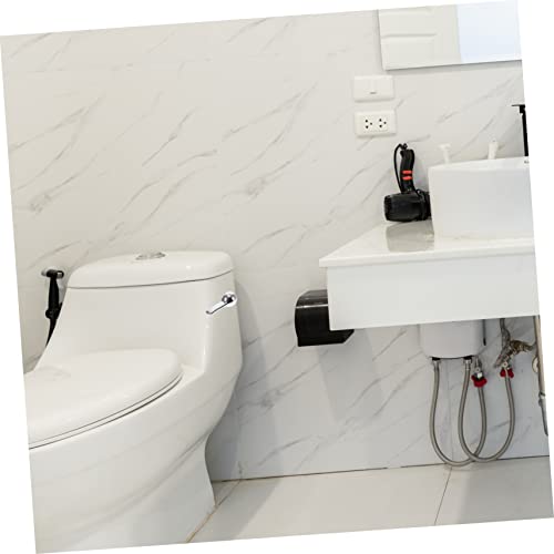 Interruptor de inodoro Uonlytech de aluminio para solucionar fallas en manijas de baño 3