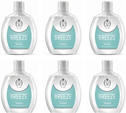 Set 6 BREEZE Deodorante Squeeze 100 Neutro -300