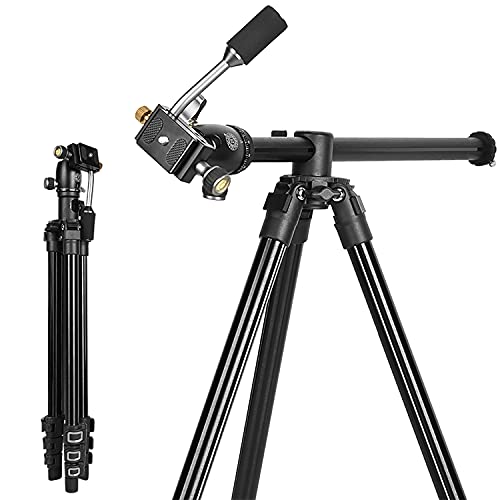 Kamera Stativ aus Aluminium Flexibel Dreibeinstativ Fotostativ mit Kugelkopf und Stativtasche Tragfähigkeit 6KG…