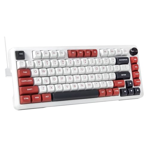 Clavier de jeu mécanique filaire 75% E-YOOSO avec bouton de contrôle et rétroéclairage RVB