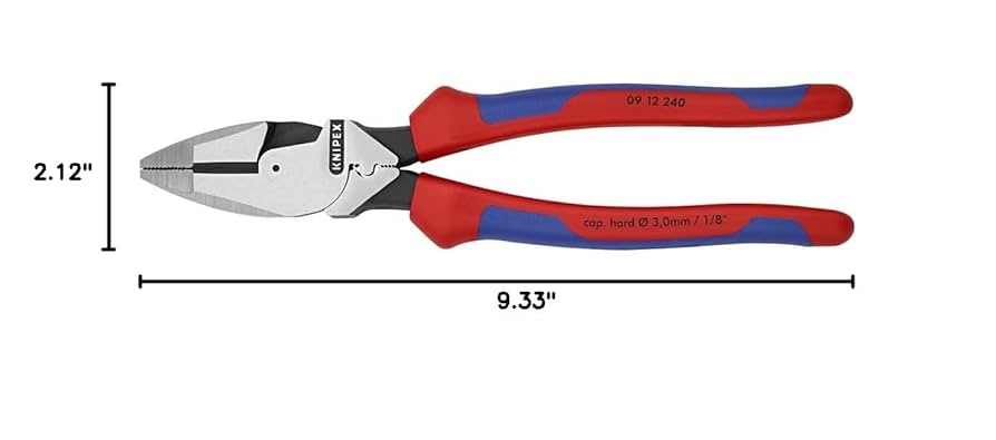 Knipex 09 12 240 SBA 9.5-Inch Ultra-High Leverage Lineman's