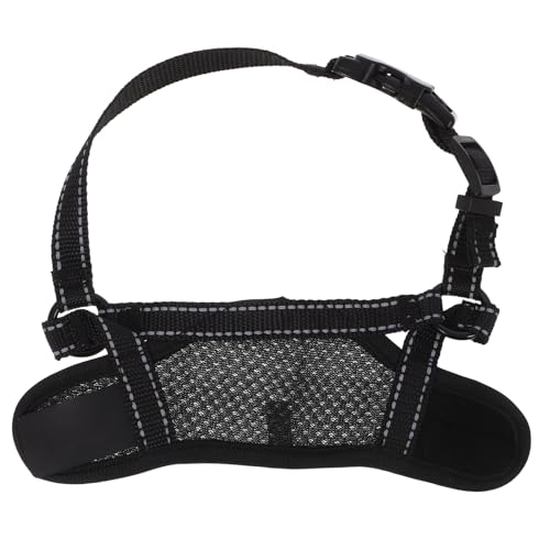 POPETPOP Dog Muzzle for Dogs Barking Bite Design Breathable Mouth Mask Comfortable Fit for Daily Walks