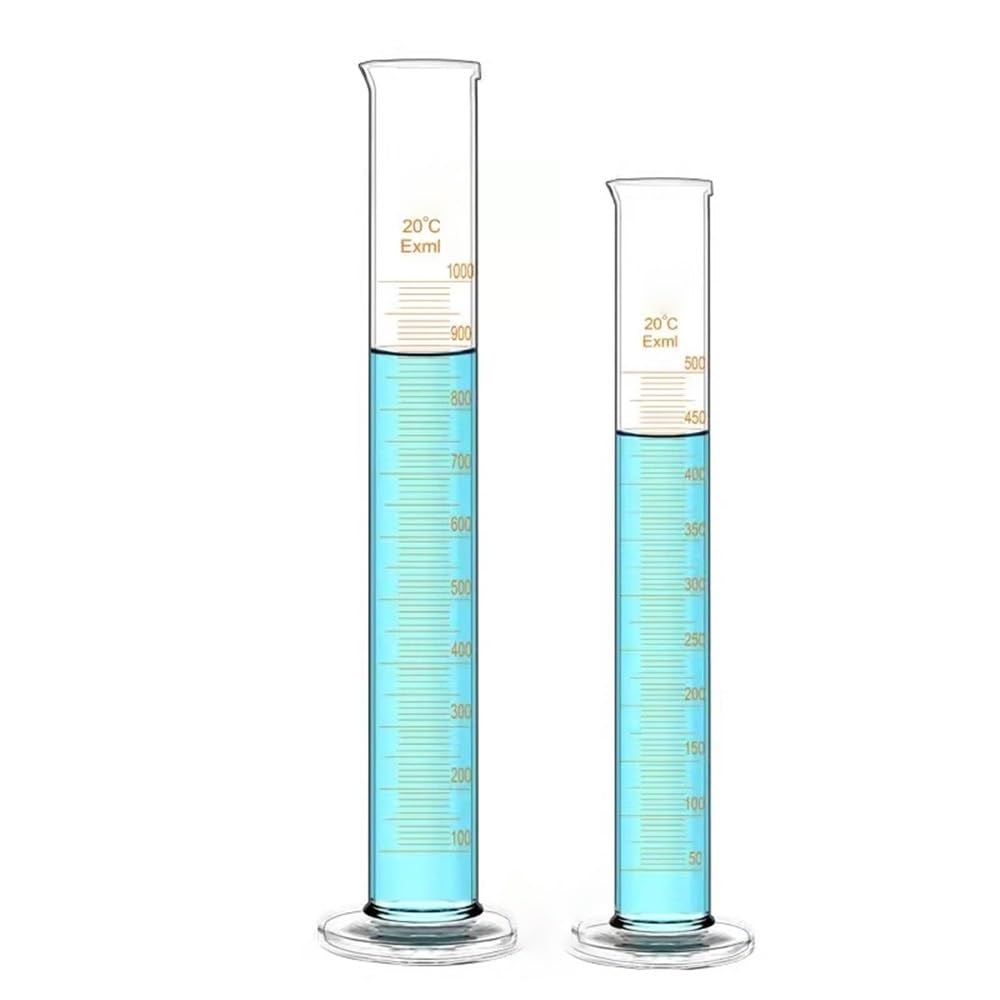 10 ml – 1000 ml cylinder pomiarowy ze szkła z linią skali do laboratorium (1000 ml 1 szt.)