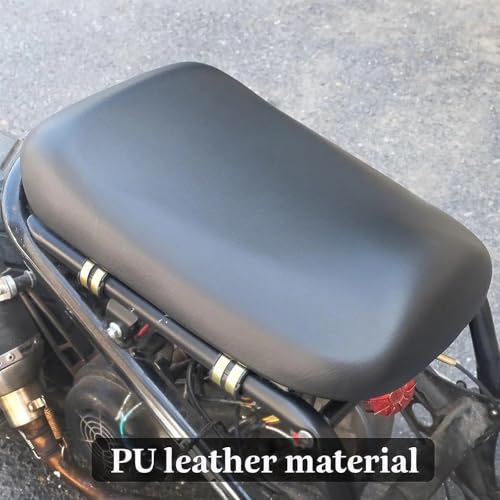 Selle moto en cuir PU haut de gamme compatible Zoomer