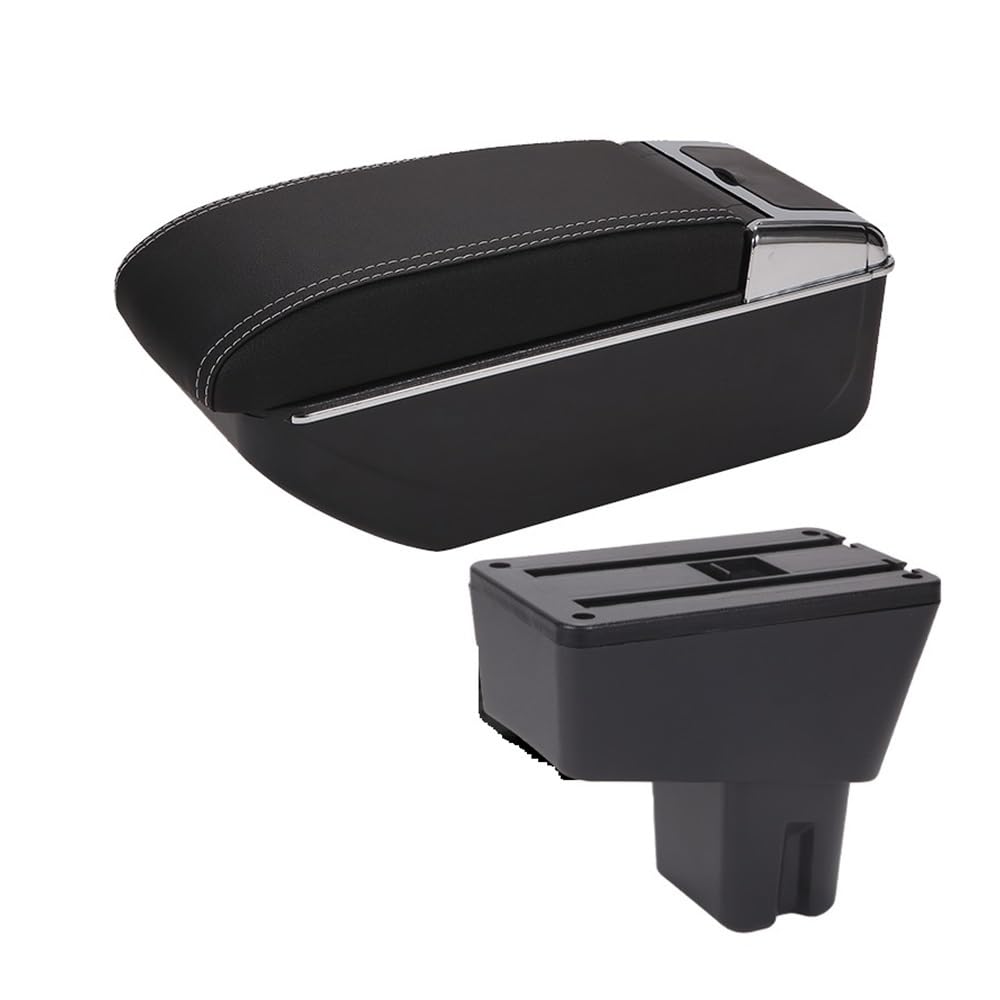 Aierdeyp D3 Black White Nousb Car Armrest Box For Citroen For C3 For C4