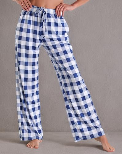 Image of X-Image Women Comfy Casual Pajama Pants with Pockets & Drawstring