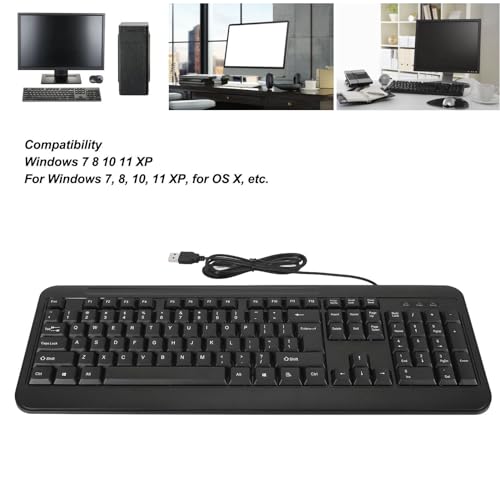 Clavier PC Windows 10 périphérique ordinateur portable USB filaire - 5