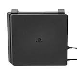 Borangame GameVspace - Supporto Verticale da Parete Compatibile con Tutti i Modelli di PlayStation 4 (Prima Serie, Slim e Pro), in metallo e con un porta pad