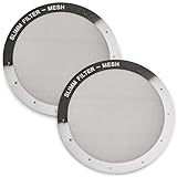 Reusable Premium Metal Filters by Slimm Filter for Use in the AeroPress Coffee Maker, Package of 2 Filters