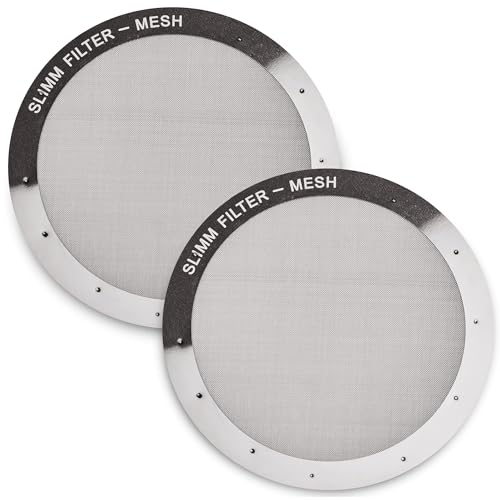Reusable Filter Set by Slimm Filter - 2 Piece, Stainless