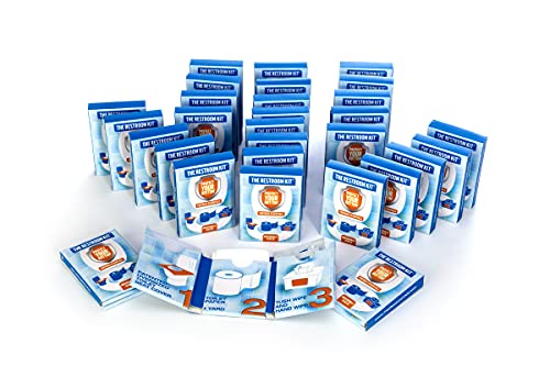 Image of The Restroom Kit Portable Disposable Oversized Toilet Seat Cover, 30 Pack