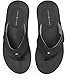 Tommy Hilfiger Herren Flip Flops Molded Beach Sandal mit Logo, Schwarz (Black), 41