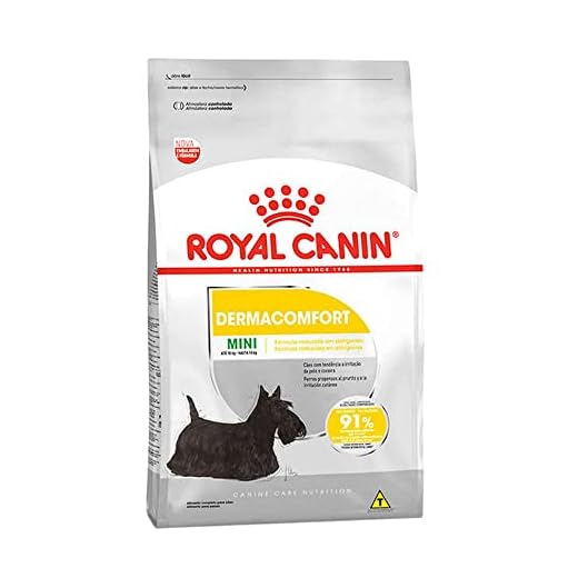 Ração Royal Canin Mini Dermacomfort para Cães Adultos - 1Kg