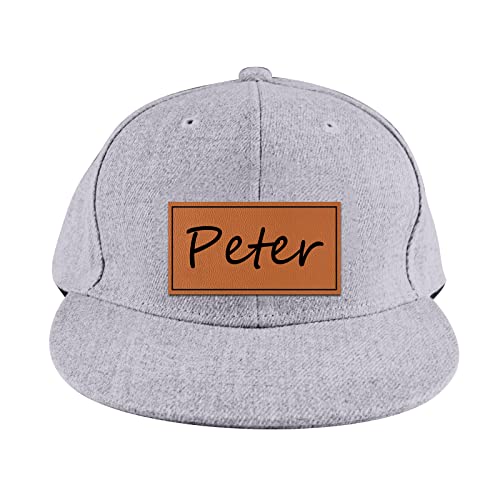 Custom Toddler Baseball Cap: Personalized Name Baby Flat Bill Hats - Sun Protection Girls Snapback Hats 0-12 Years