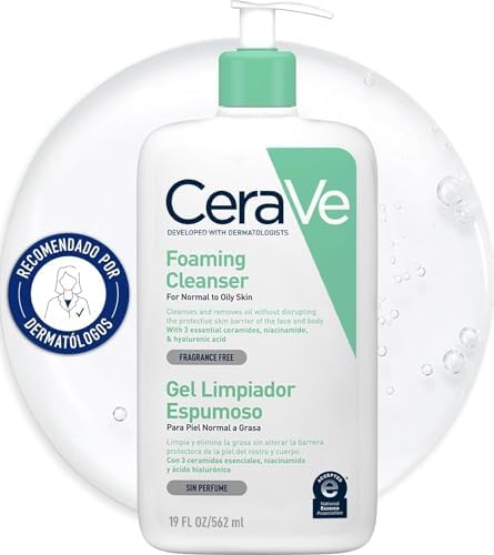 CeraVe - Gel Moussant, Nettoyant visage Doux Purifiant, Texture G...