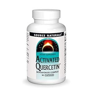 Source Naturals Activated Quercetin – Plant-Derived Bioflavonoid Complex – Seasonal & Immune Defense – 50 Capsules