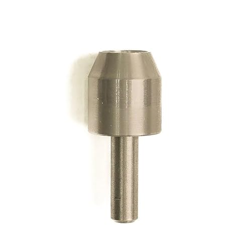 Large Concave Live Center for Metal Lathe, Spinning Shaft Tool with Chuck Mount
