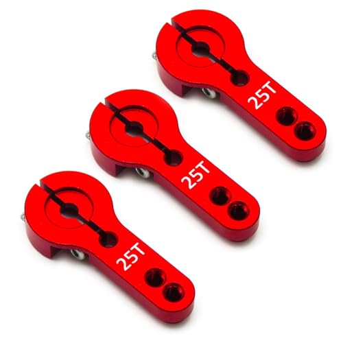 7075 Aluminum Alloy 25T Servo Saver Set Horn with Built-in Spring for Arrma 1/18 Granite GROM MEGA 380 Brushed 4X4 Monster Truck ARA2102 Upgrade Parts - Green