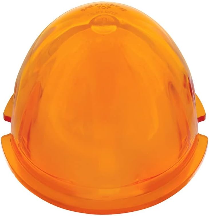 United Pacific36658B 9 LED Dual Function GloLight Watermelon Cab/Auxiliary Light - Amber LED/Amber Lens (Bulk)