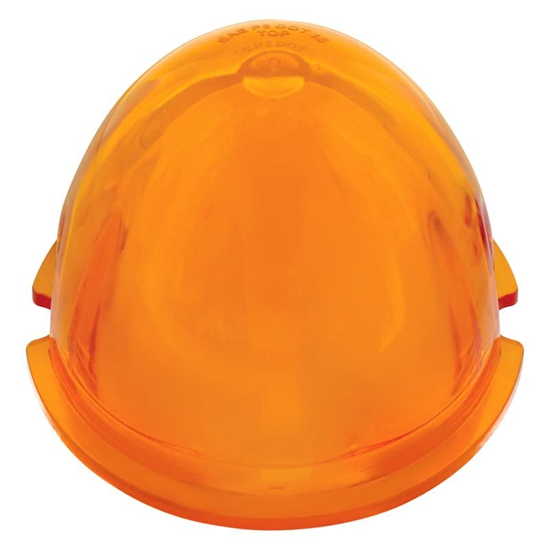 United Pacific36658B 9 LED Dual Function GloLight Watermelon Cab/Auxiliary Light - Amber LED/Amber Lens (Bulk)