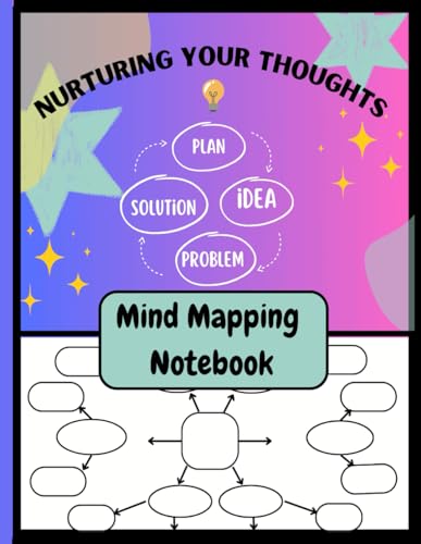 Nurturing Your Thoughts : Mind Mapping Notebook 120 Pages: Blank Pages for Improving Memory and Brainstorming Your Ideas