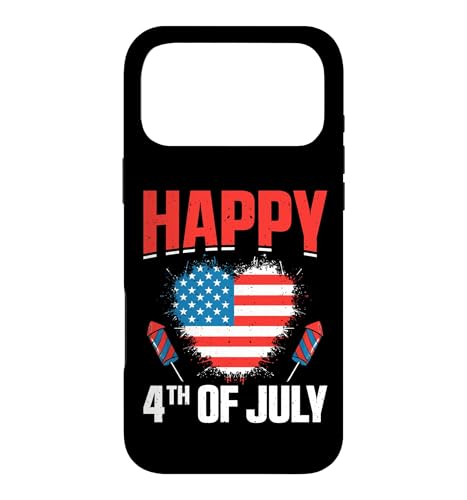 Happy 4th Of July For Men Women 4th Of July American Flag �X�}�z�P�[�X iPhone 17 Pro Max �p