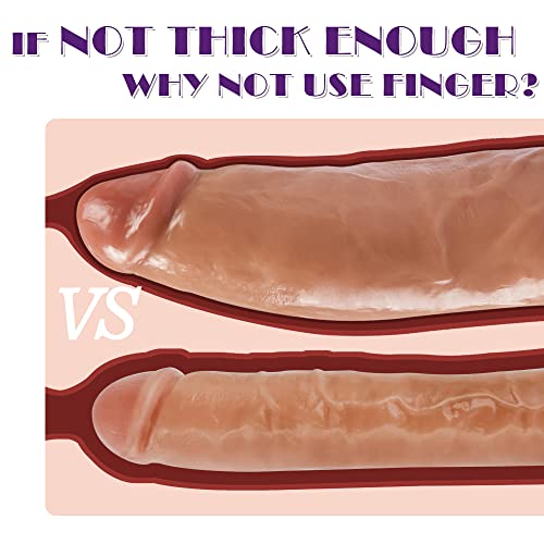 Small Glans Big Thick Dildo With Strong Suction Cup, Huge Realistic Dildo For Anal Play, Fake Penis Adult Sex Toy For Vagina Anal Stimulate G-Spot Stimulating Quick Orgasm #TOP3