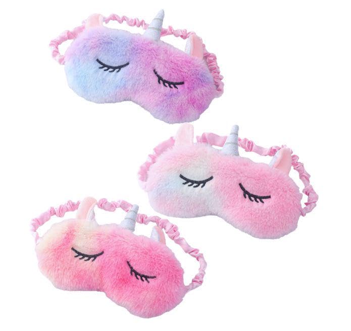 Sleeping Eye Mask, Blindfold for Sleeping, Eye Cover for Sleep, Sleeping Mask for Women and Men, Set of 3 Soft Fabric Eye Masks in Blue, Pink, Red Colors-image-27