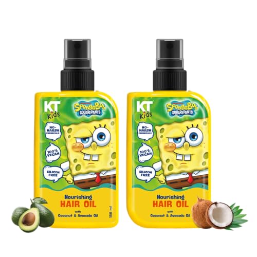 Image of Hair Oil for Kids 3-12 Years | Pediatrician Approved | Non-Sticky Hair Growth Oil with Coconut & Avocado Oil | Gentle Scalp Care for Boys & Girls | 150ml (Pack of 2)