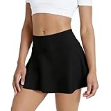Shdykj Women Tennis Workout Skirts High Waisted Athletic Skirt with Inner Shorts Pockets,Soft Lightweight Golf...