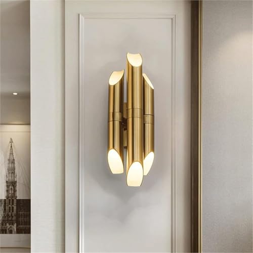 Applique cristal lit chambre sconce fer led dimmable éclairage intérieur trois tons - 2