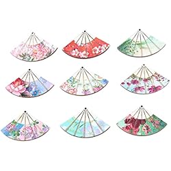 Ventilador Abanico Techo Holibanna 9 Piezas Colgante De Ventilador De Bricolaje Colgantes De Joyería Creativa Charm Colgante En Forma De Abanico Charm Colgante Abanico Chino Ventilador De Techo Madera Encanto