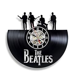 Gullei.com Horloge Murale en Vinyle pour Fans de Beatles - Les Beatles, Paul McCartney, John Lennon, RIngo Starr, George Harrison