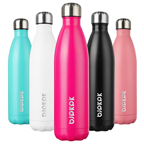 Image of BJPKPK 25 oz Insulated Water Bottle, Stainless Steel Flask, Leak Proof