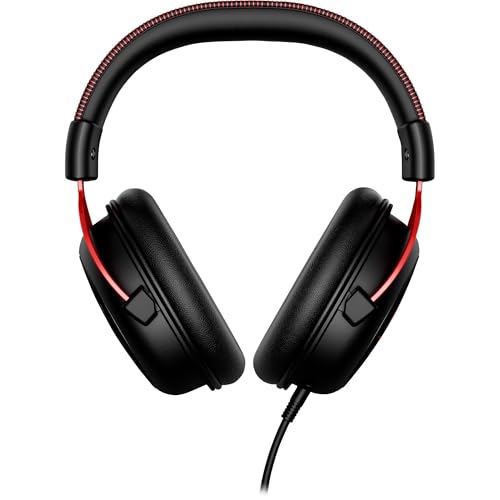 Image of HyperX Cloud II - Gaming Headset, 7.1 Surround Sound, Memory Foam Ear Pads, Durable Aluminum Frame, Detachable Microphone, Works with PC, PS5, PS4, Xbox Series X|S, Xbox One - Red