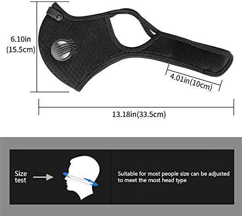 image for LRKC 5PCS Sports Cycling Face C-Over with A_ctivated C-arbon 10pcs Fil