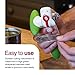Zyliss Lock N' Lift Can Opener - Manual Can Opener with Built-In Magnet - Safety Can Opener with Stainless Steel Wheel - Handheld Kitchen Tool & Gadget - Green, 7.5