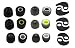 Zotech Accessory Pack for JayBird BlueBuds X, X2 & X3 Bluetooth Sport Headphones (Eargels)