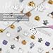 Halloween Nail Stickers for Nail Art - Cute Ghost Nail Art Sticker Bat Witch Hat 5D Embossed Nail Decals Self-Adhesive Nails Supply Manicure Stickers for Nails Decoration (Happy All Saints' Day)