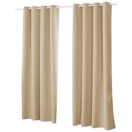 Tayis Vorhang Raffhalter Magnet Gold 2 Stück Gardinen Raffhalter Perle gardienenhalter für Transparent Vorhang Dekoration ,Champagner Gold